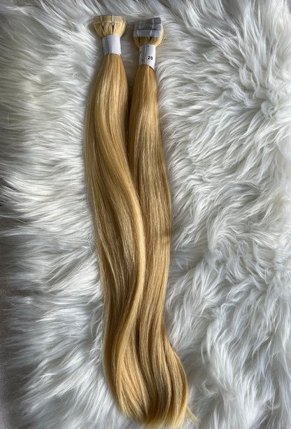 Extensiones tape-in 20’ rubias #613